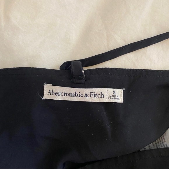 Abercrombie Strapless Scarf Top in Black - Picture 4 of 6